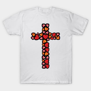 The cross is a symbol of the crucifixion of the Son of God for the sins of mankind. T-Shirt